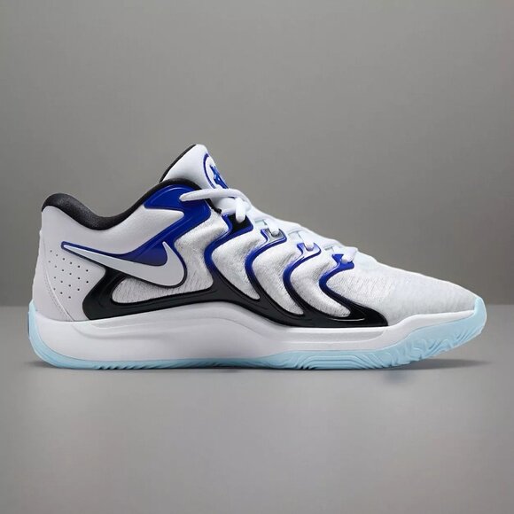 Nike KD 17 Penny Blue White Black Basketball Shoes FJ9487-100 Mens Size 9 & 11 - Picture 3 of 8